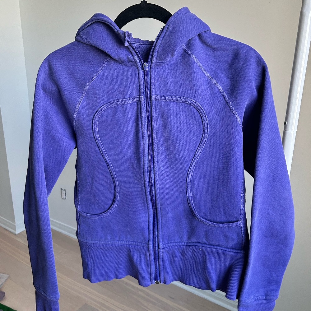 Lululemon Purple Scuba Full Zip Hoodie - small